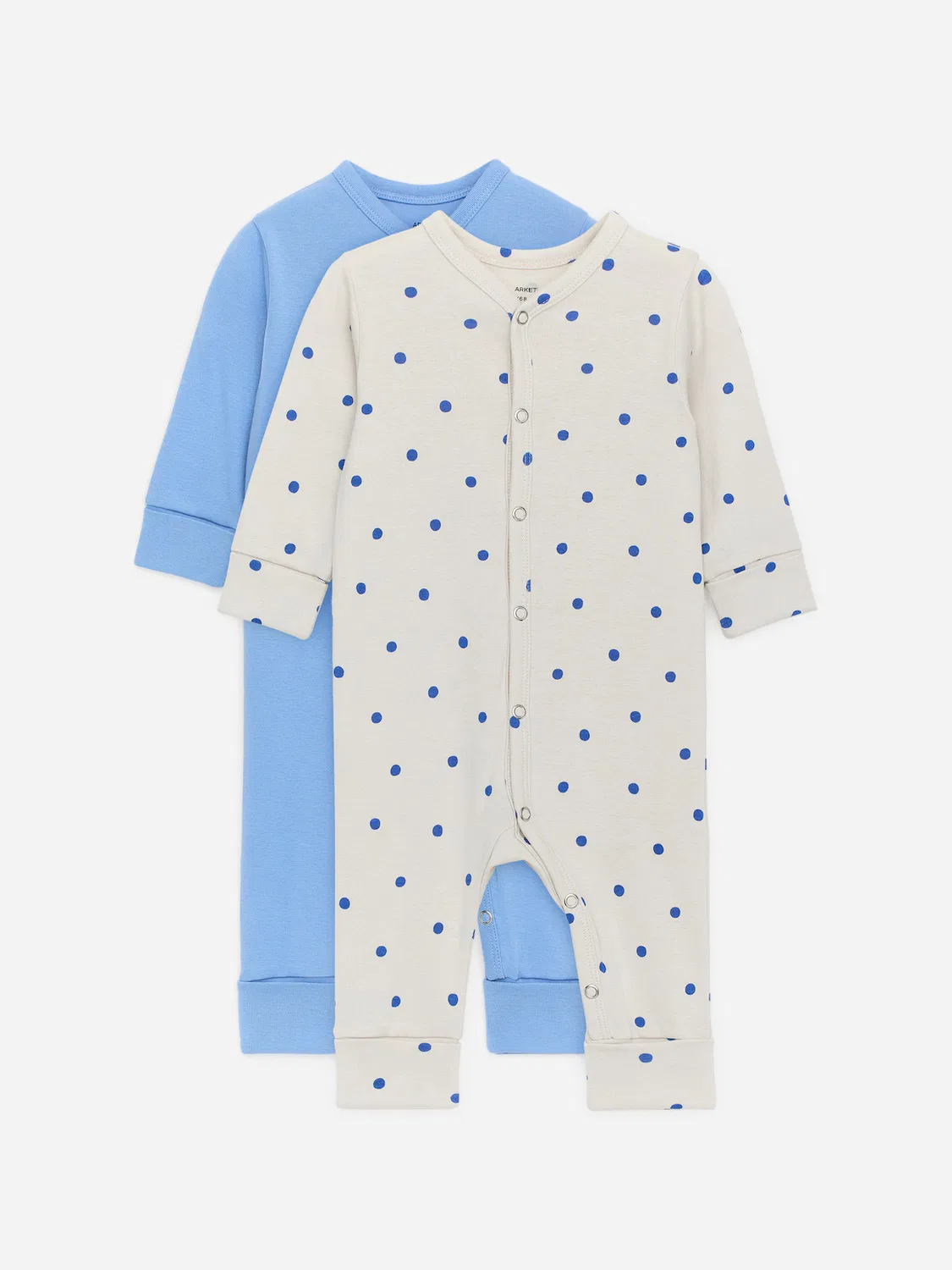 Комплект из 2 пижамных комбинезонов Arket, Blau/Beige