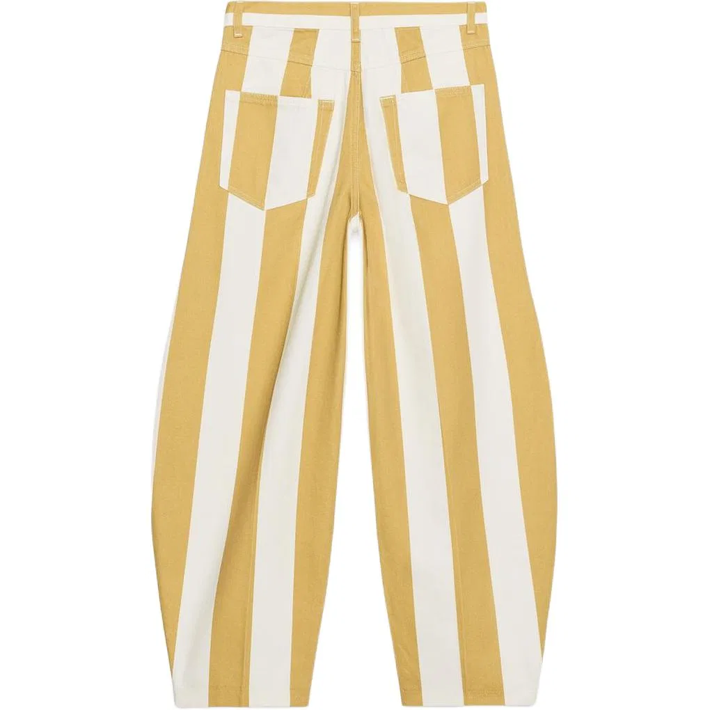 Женские джинсы с полосатым принтом ZW Jeans Women's Stripes Moderate, ZARA, Stripes — фото 3