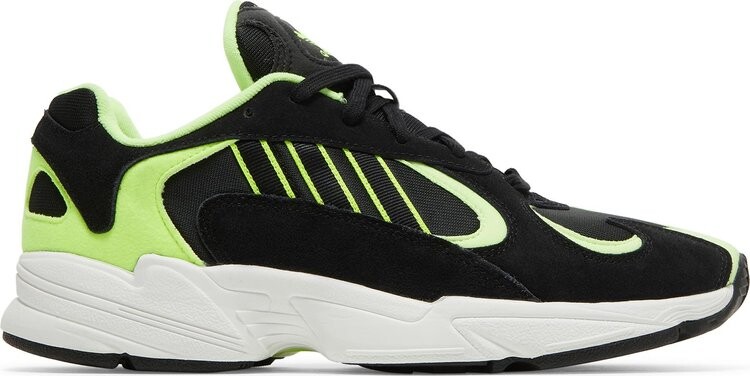 

Кроссовки Adidas Yung-1 'Black Hi Res Yellow', черный