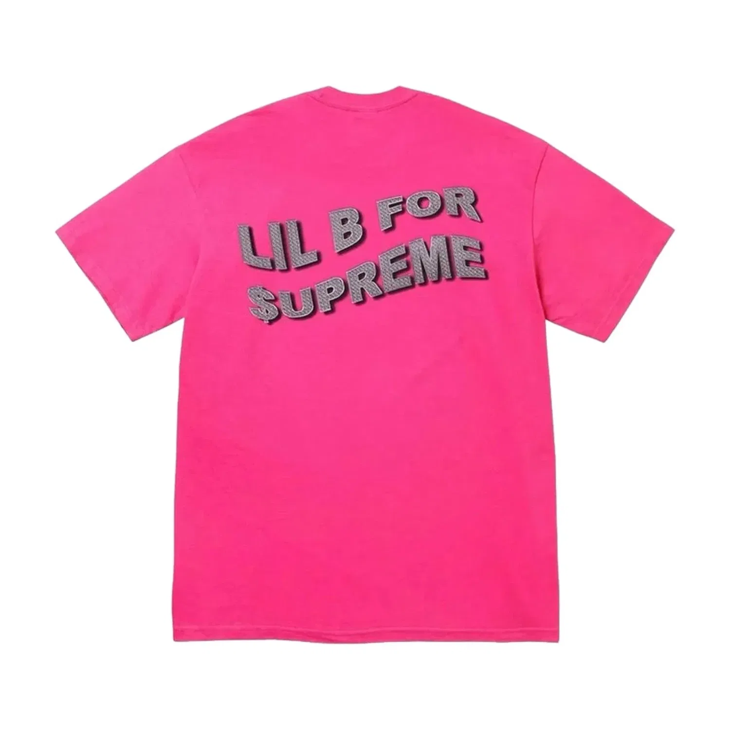 Мужская футболка с принтом Based Supreme, розовый — фото 2
