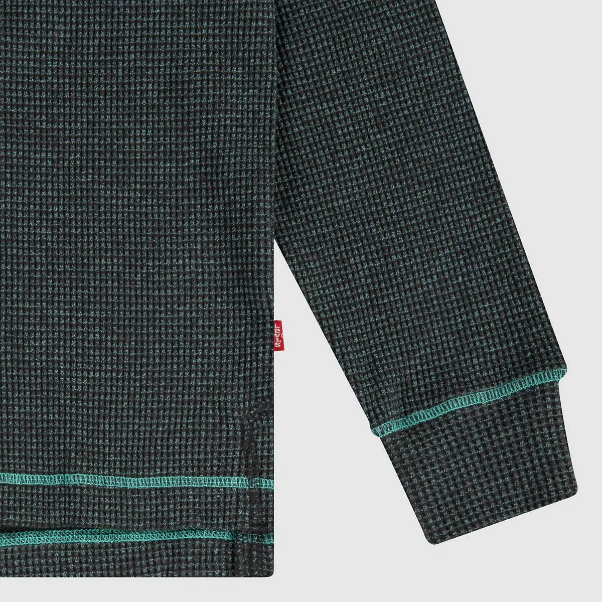 Терморубашка Levi's с длинным рукавом для мальчиков больших размеров (S-XL), Unexplored - Grey — фото 4