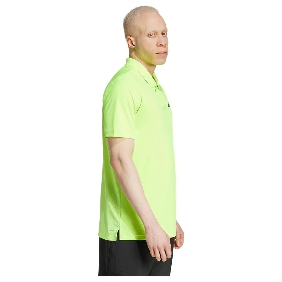Мужское поло из футера с воротником и FreeLift Club Polo adidas, Темно-синий — фото 3
