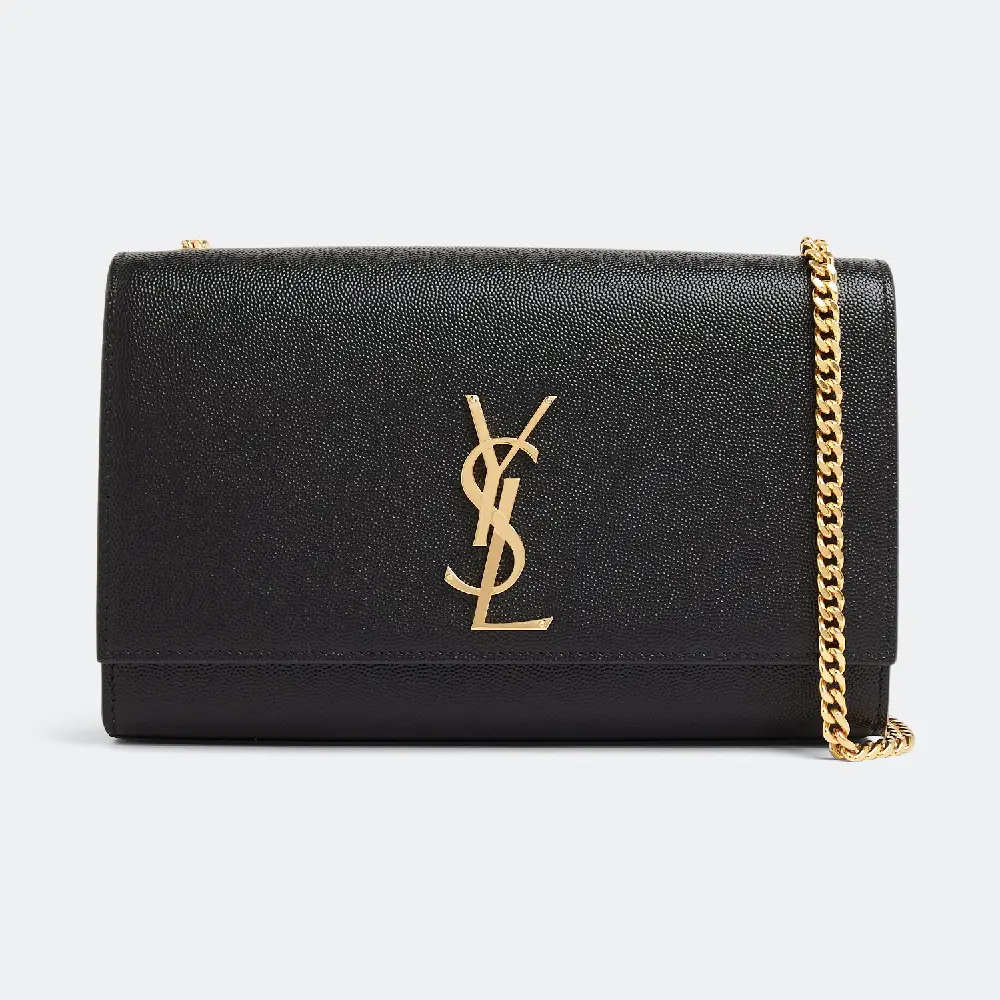

Сумка кросс-боди SAINT LAURENT Kate medium chain, черный
