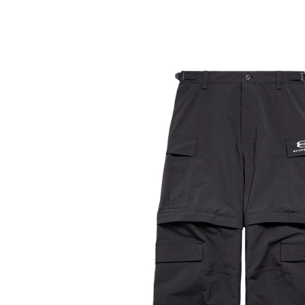 Брюки мужские Balenciaga Light Cargo, черный — фото 4