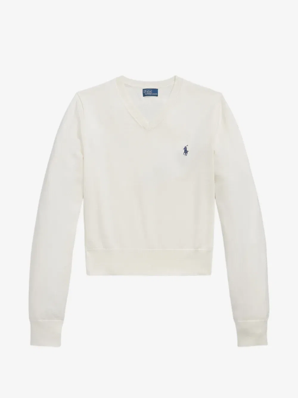 Джемпер с V-образным вырезом POLO RALPH LAUREN, бежевый