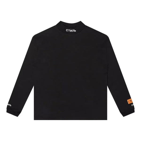 

Футболка ctnmb long-sleeve turtleneck t-shirt 'black' Heron Preston, черный