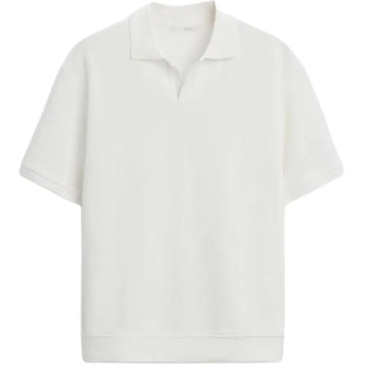 Мужское поло с коротким рукавом Frosted White ZARA, Frosted White