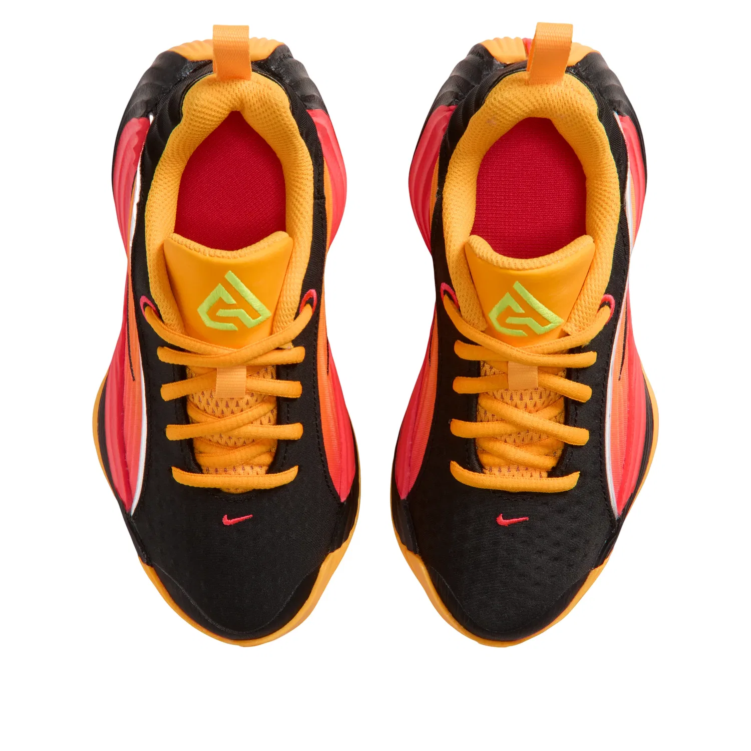 Детские кроссовки Giannis Immortality 5 'Laser Crimson Laser Orange' Nike, Laser Crimson/Laser Orange/Black/Metallic Silver — фото 3