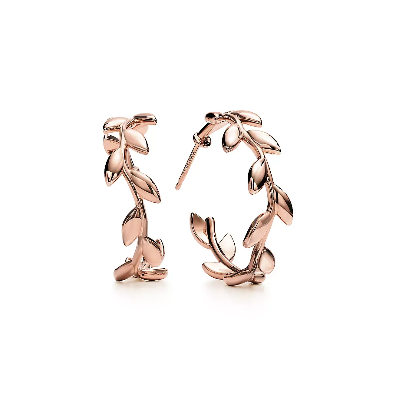 

Серьги-кольца Tiffany & Co. x Paloma Picasso Olive Leaf, розовое золото