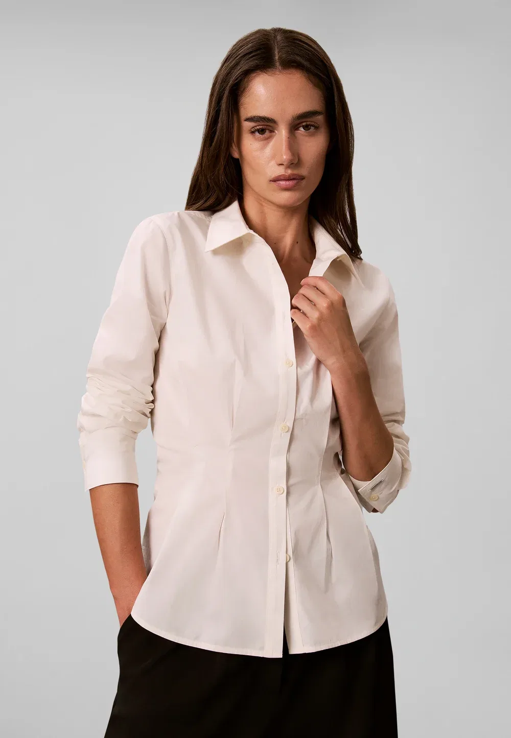 Блузка на пуговицах Calvin Klein, Tofu
