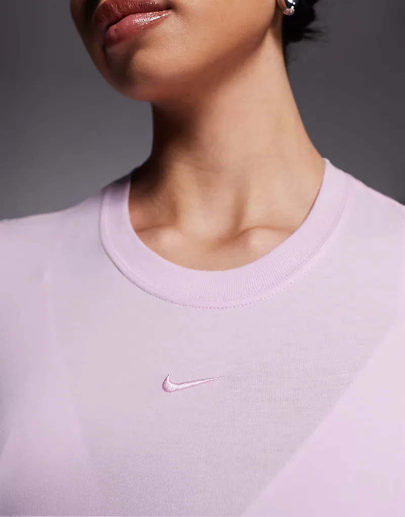 Укороченный топ Nike Chill, розовый — фото 3