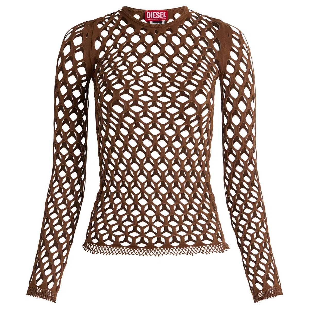 Топ из сетки с открытым плетением M-Zanda Diesel, Brown