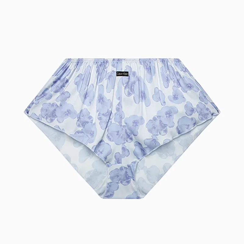 Женские трусы с леопардовым принтом Calvin Klein, Dusty Blue Print