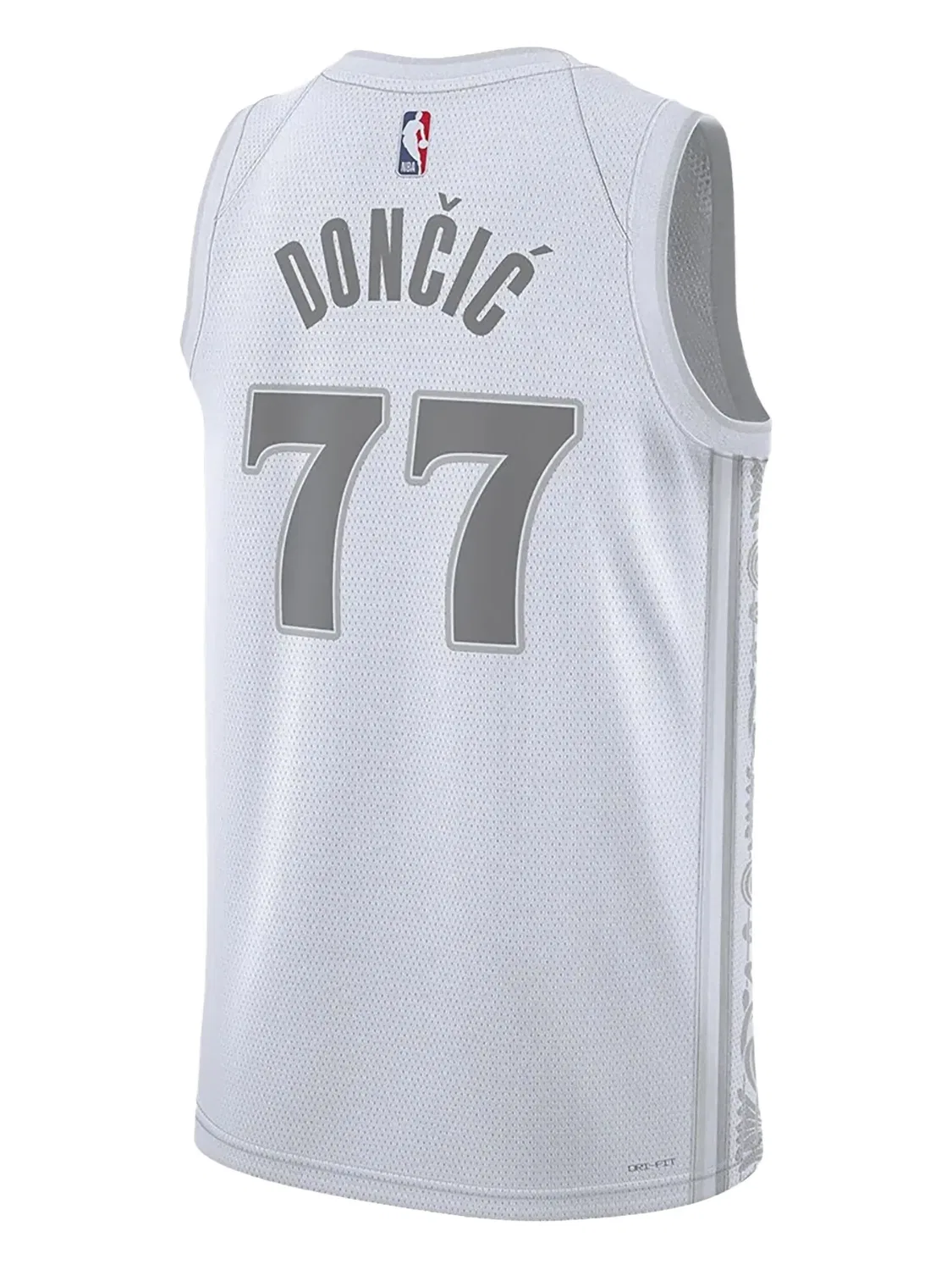 Майка NBA Mavericks Donic City Edition 2024/25 Swingman Nike, белый — фото 2
