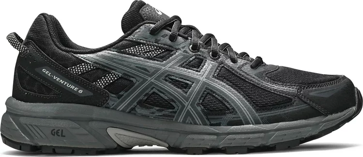 Кроссовки gel venture 6 'black' Asics, черный - фото