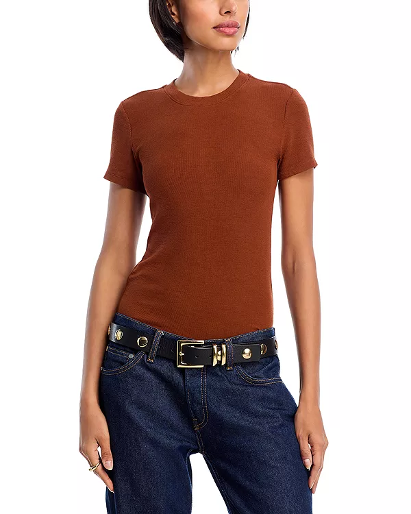 

Футболка в рубчик Frame, оранжевый