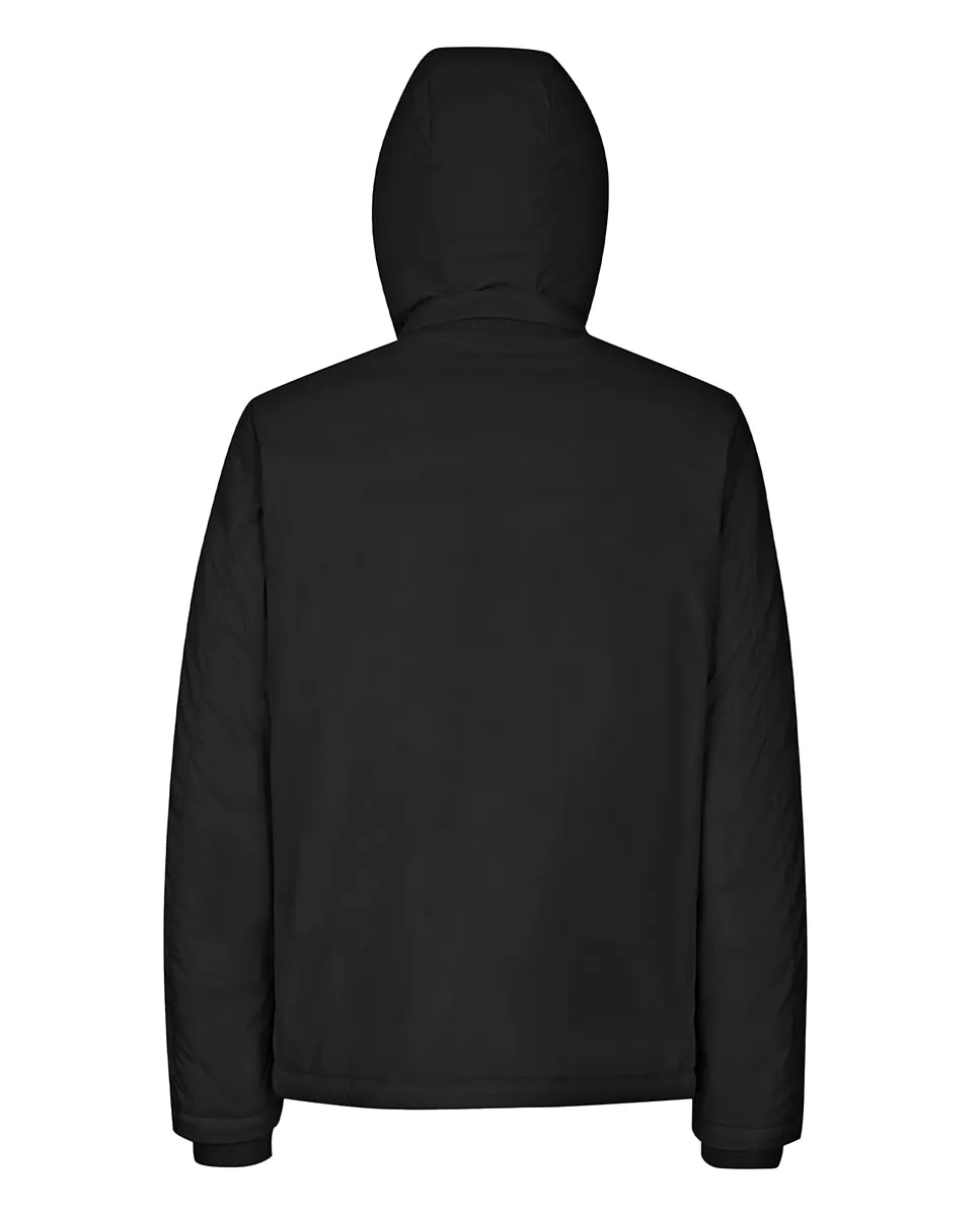 

Короткий мужской пуховик с съемным капюшоном Geox, черный