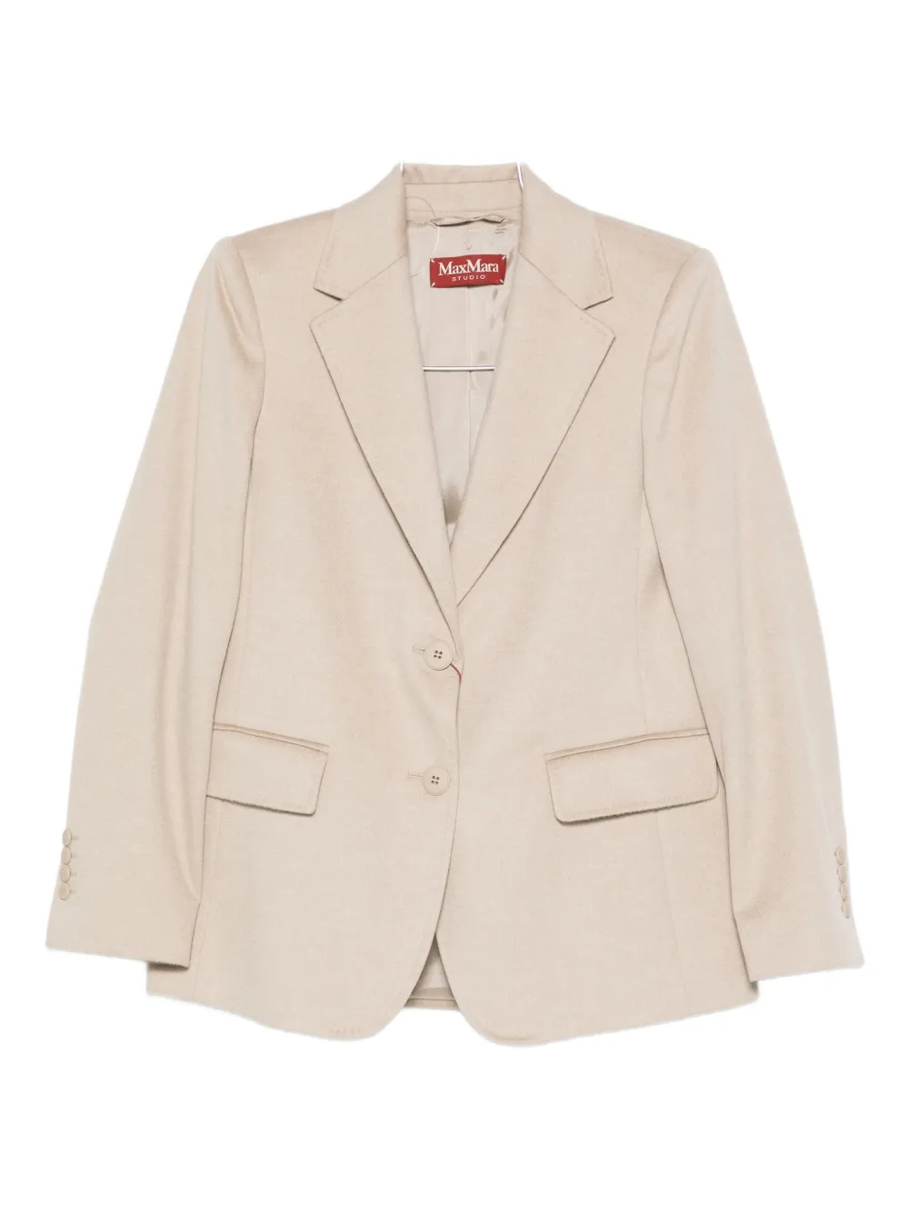 

Однобортный пиджак Max Mara, нейтральный