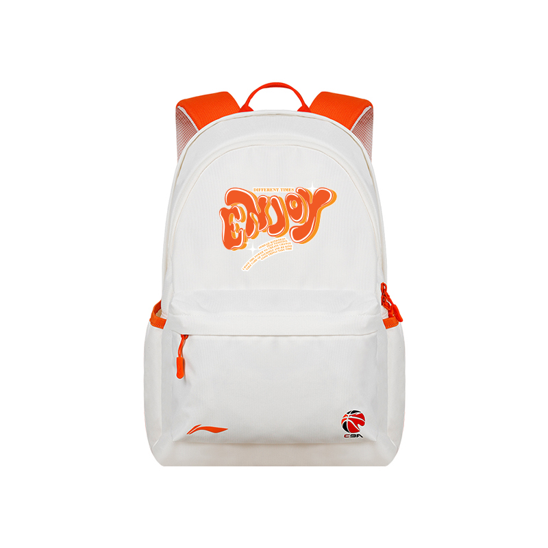 

LINING Рюкзак унисекс из полиэстера бело-оранжевый, White Orange Joy Basketball