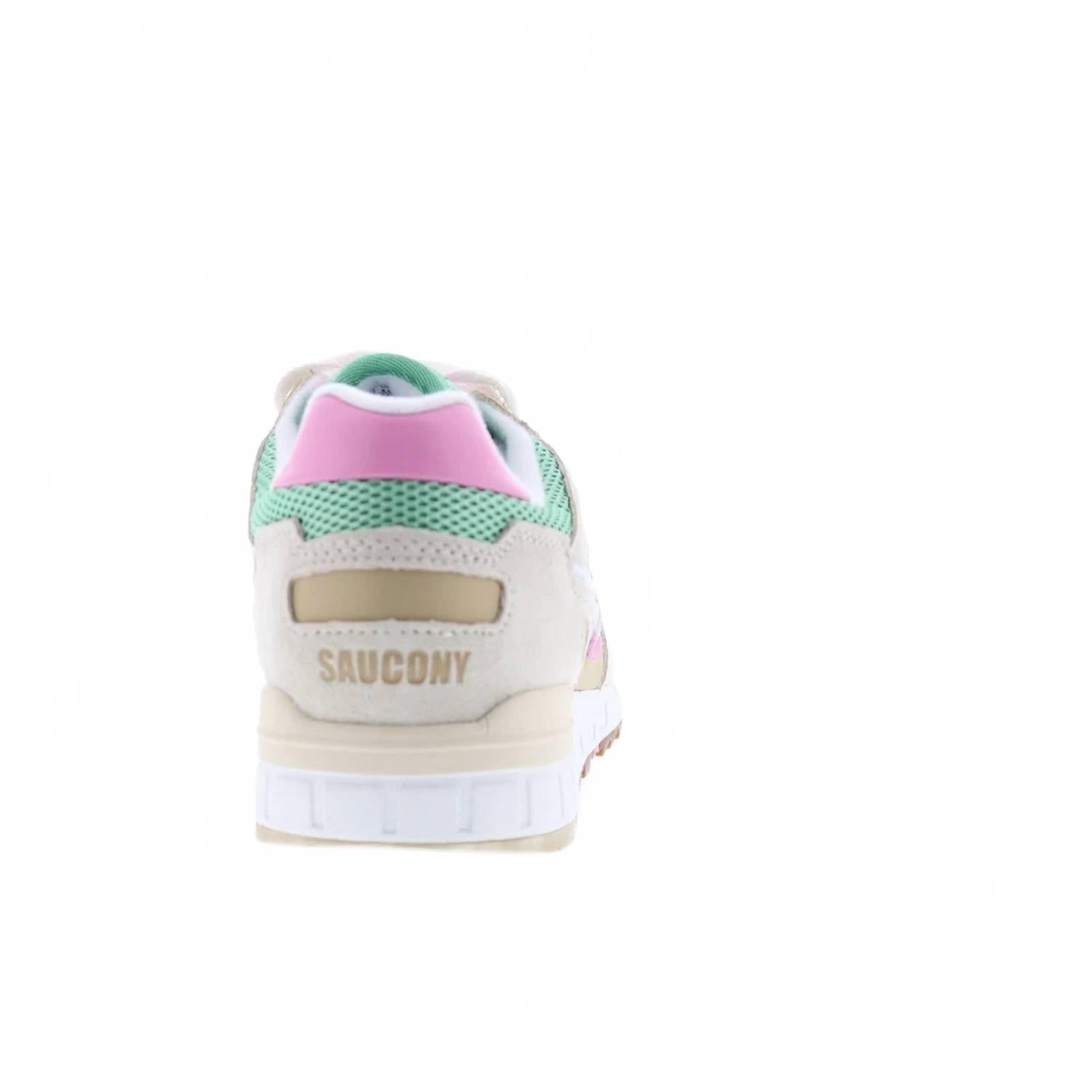Мужские кроссовки Shadow 5000 Essential в бело-оливково-розовом цвете SAUCONY — фото 4