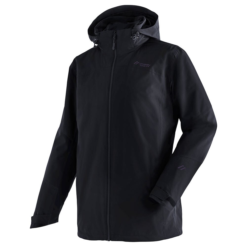 

Куртка Maier Sports Ribut M Full Zip Rain, черный