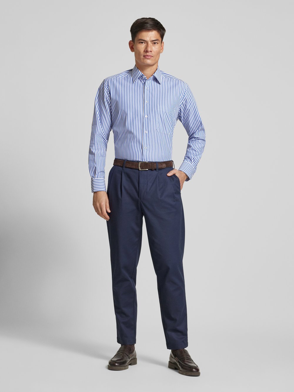 

Рубашка делового покроя Comfort Fit с воротником Kent ETERNA