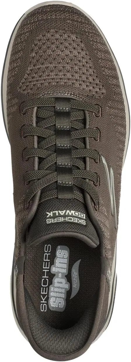 Мужские кроссовки Skechers Go Walk Arch Fit 2.0 - GrandSneaker, Taupe Textile — фото 3