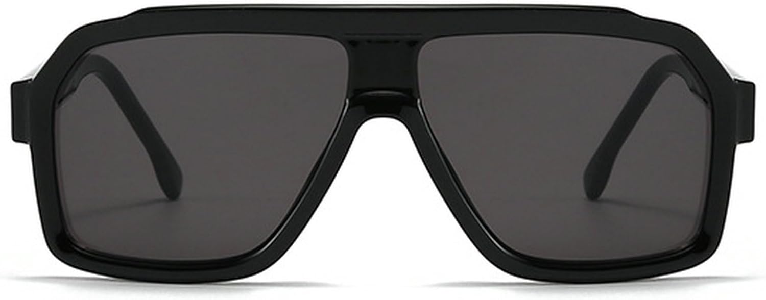 

Крупные квадратные солнцезащитные очки для мужчин и женщин, роскошные, модные, в винтажном стиле, с большой оправой, для активного отдыха и вождения, с защитой от УФ-излучения UV400 mincl, C1