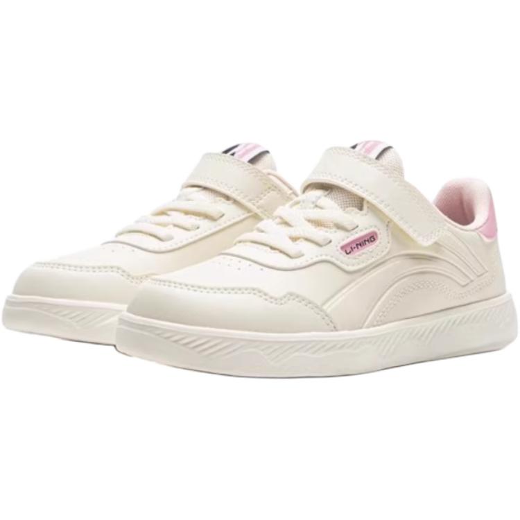 Детские кроссовки для скейтбординга Sportlife Shock Absorbers Low Top для детей от 3 до 7 лет LINING YOUNG, экрю — фото 3