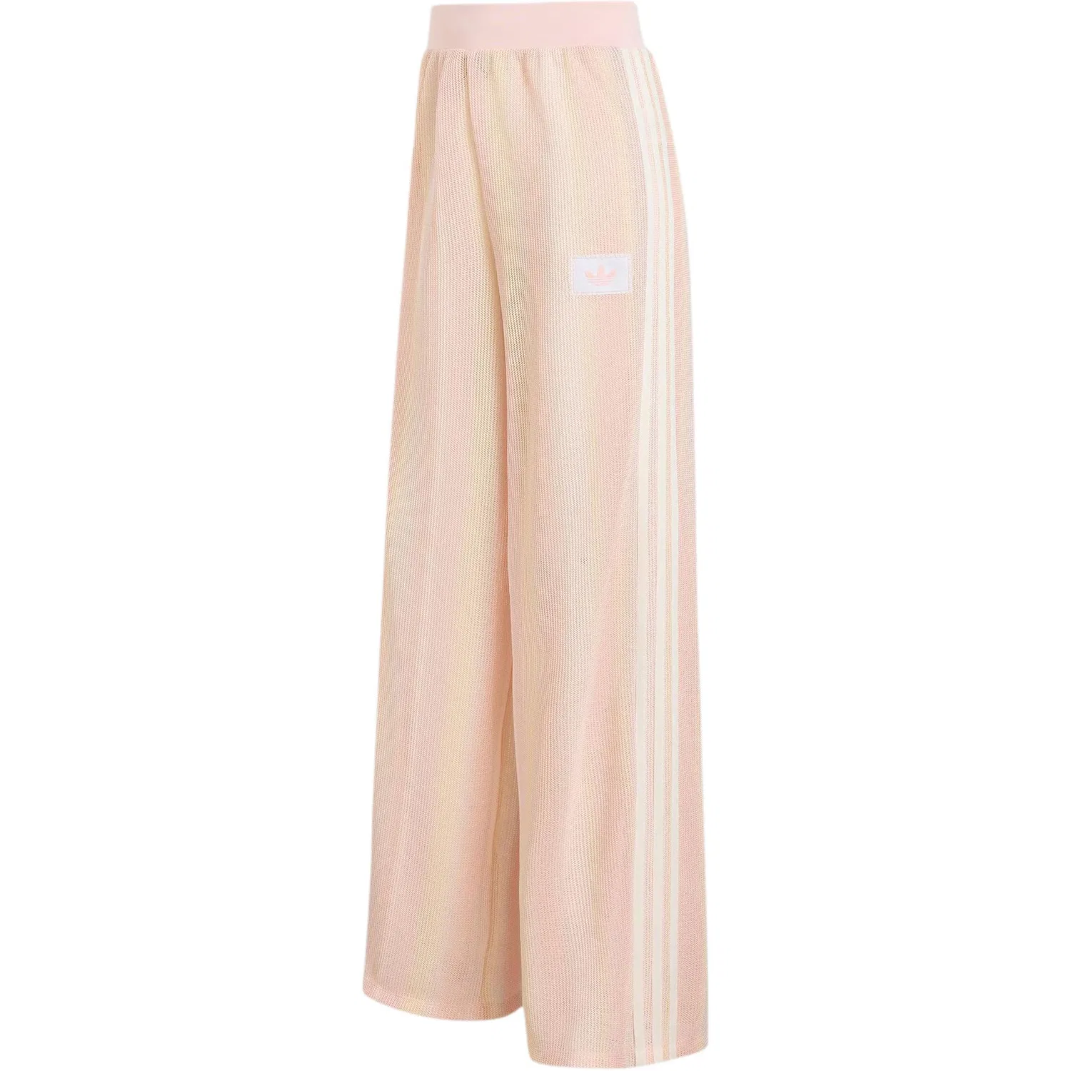 Спортивные штаны Firebird GLOW TRACKSUIT BOTTOMS вязаные женские Adidas Originals, Light Pink/Light Yellow/Ivory — фото 4