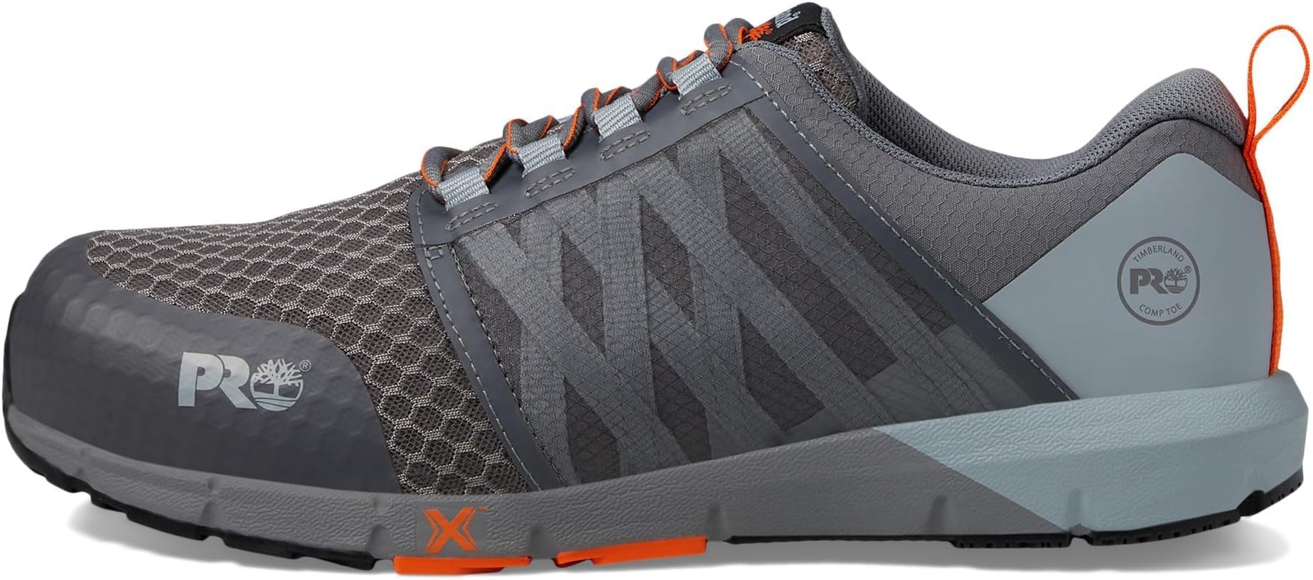 

Кроссовки Timberland PRO Radius Composite Safety Toe, цвет Grey/Orange 1