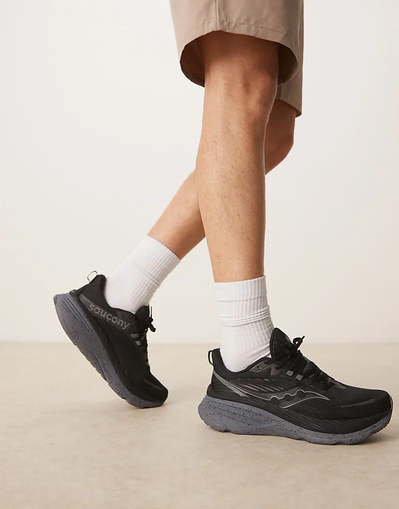 

Кроссовки для бега Hurricane 24 черного цвета с тенью Saucony