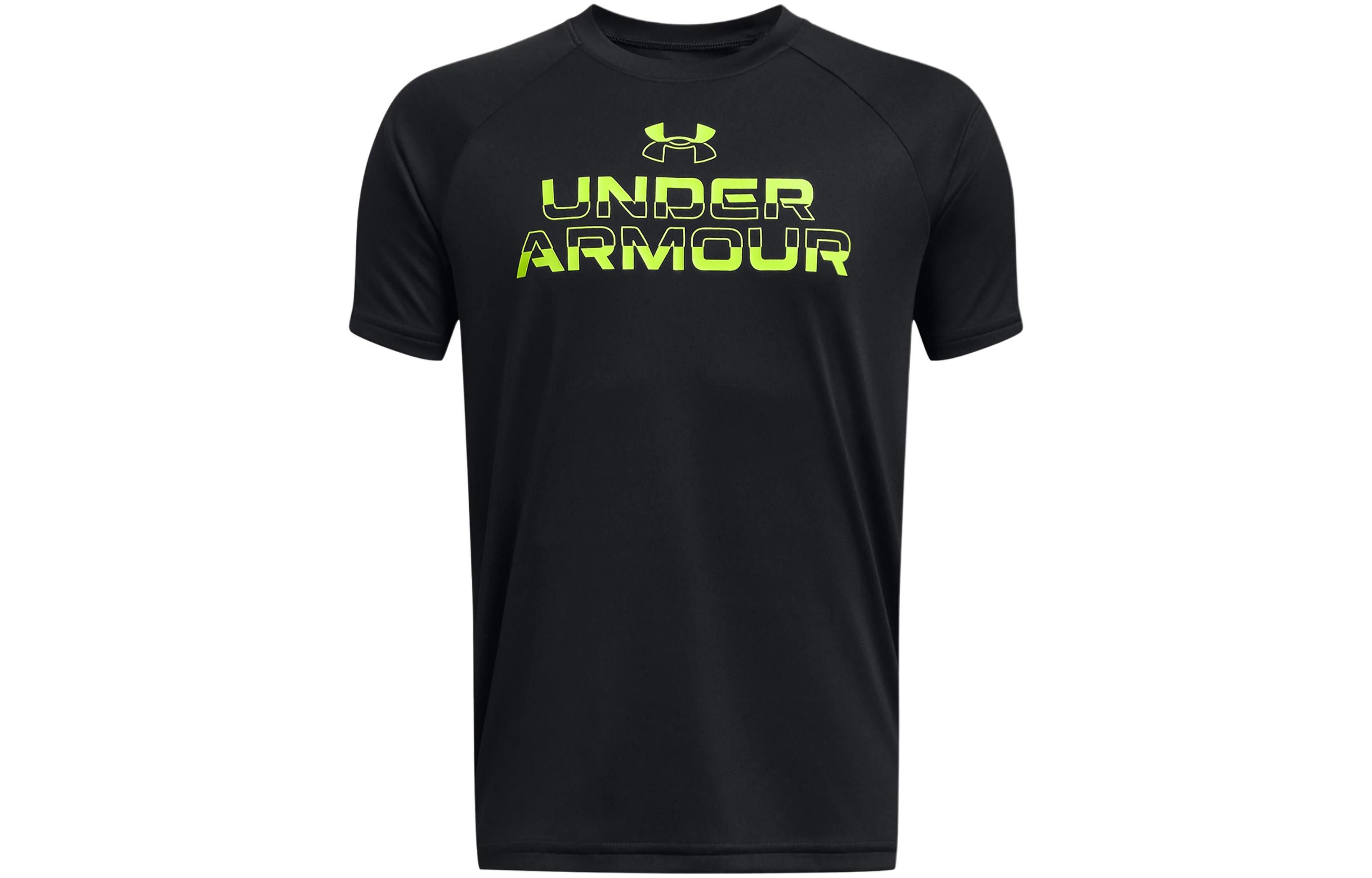 

Футболка Under Armour Tech черная детская