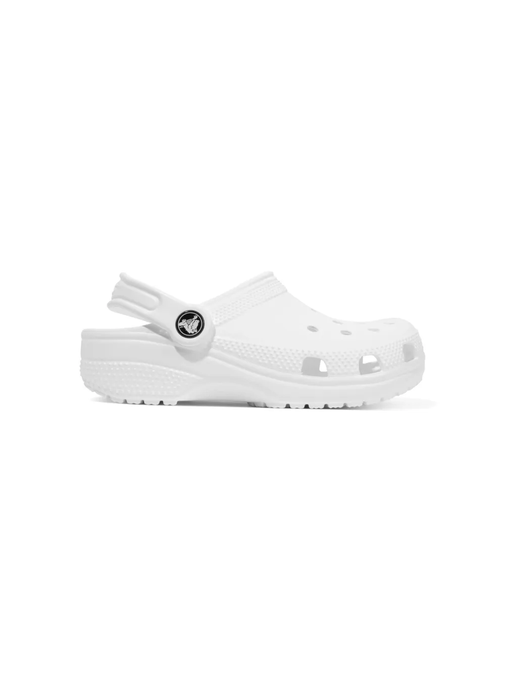 Сандалии Classic с перфорацией Crocs Kids, белый