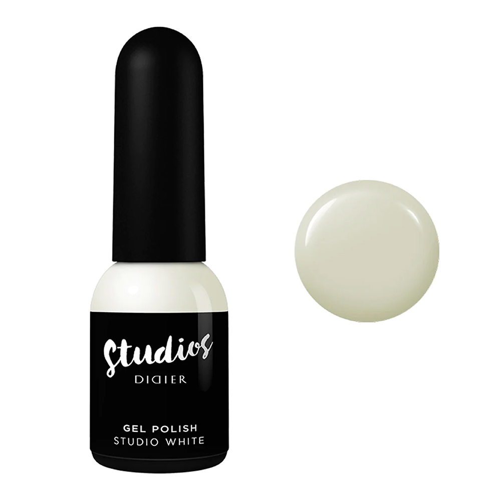 

Гель-Лак для ногтей studios gel polish Didier Lab, цвет studio white, 8 мл