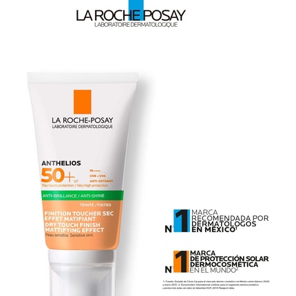 Тонирующий крем Anthelios Anti-Shine SPF50+ 50 мл La Roche-Posay — фото 3