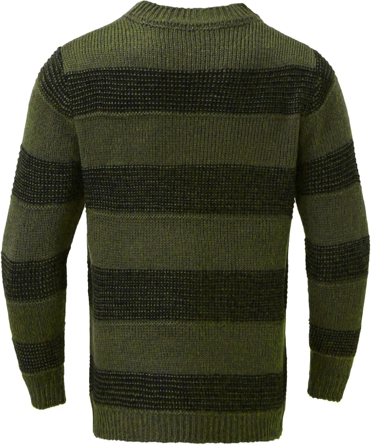 

Мужской свитер с длинным рукавом в полоску, оверсайз