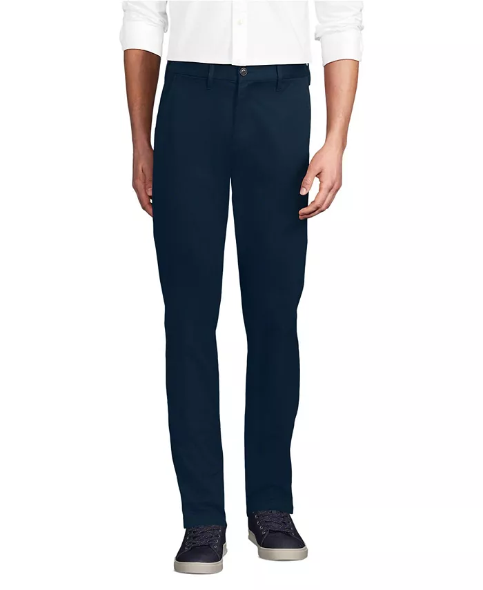 

Мужские дорожные брюки-чинос Slim Fit Lands' End, синий