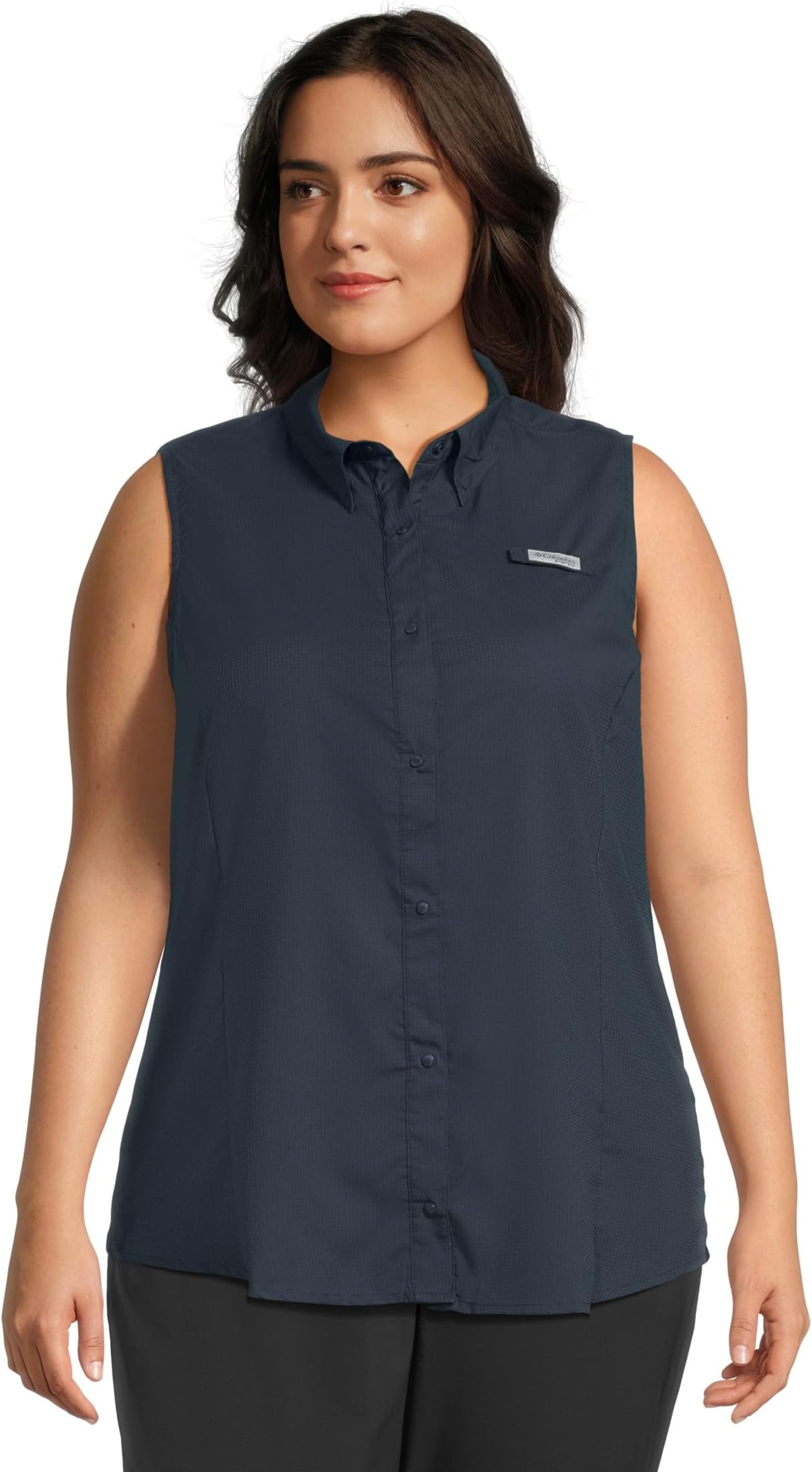 

Рубашка Columbia Plus Size Tamiami Sleeveless Shirt, цвет Collegiate Navy