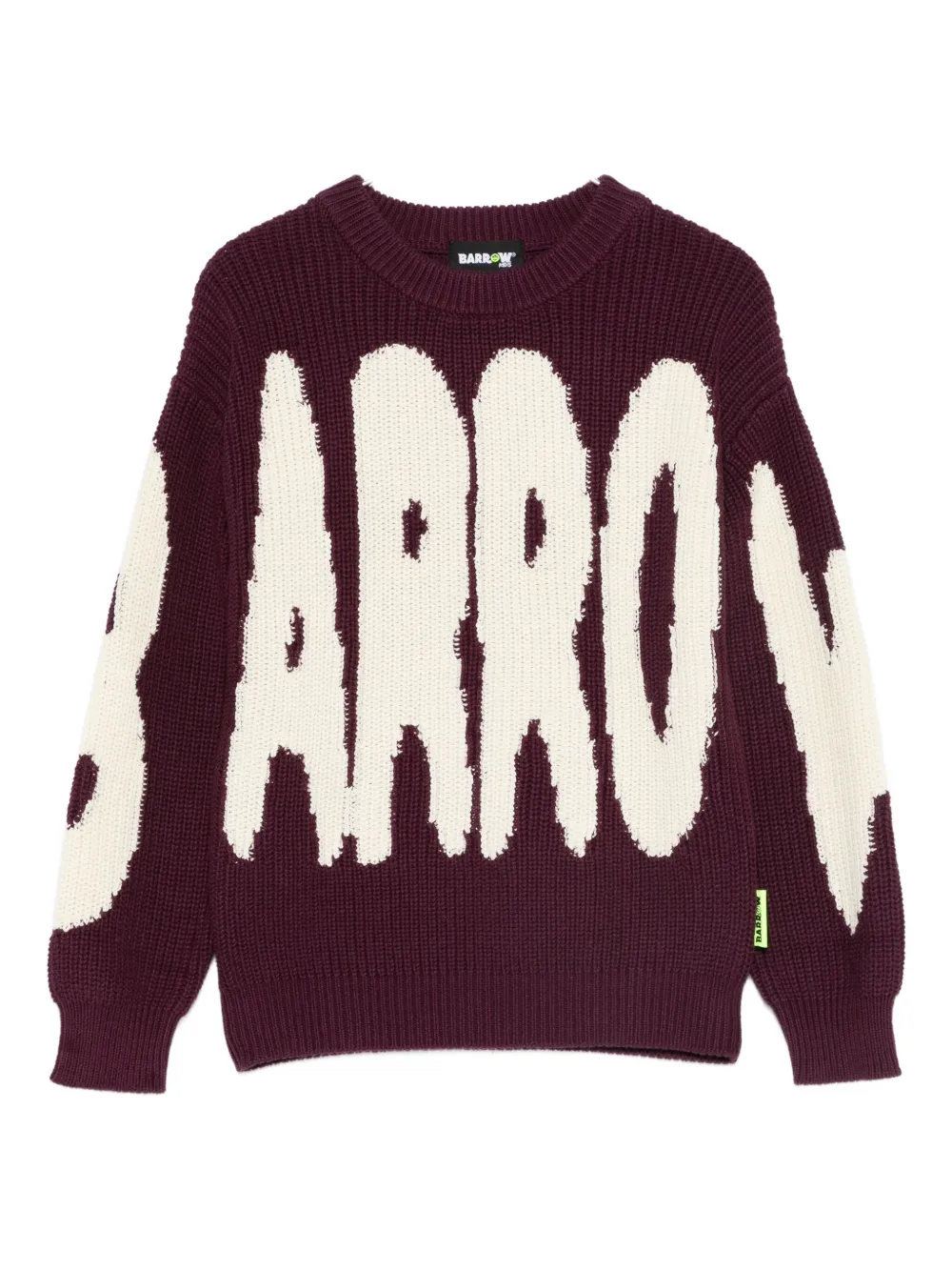 

Вязаный свитер с логотипом Barrow Kids, красный