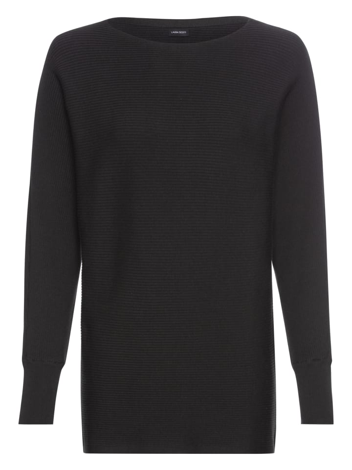 

черный свитер с круглым вырезом Laura Scott