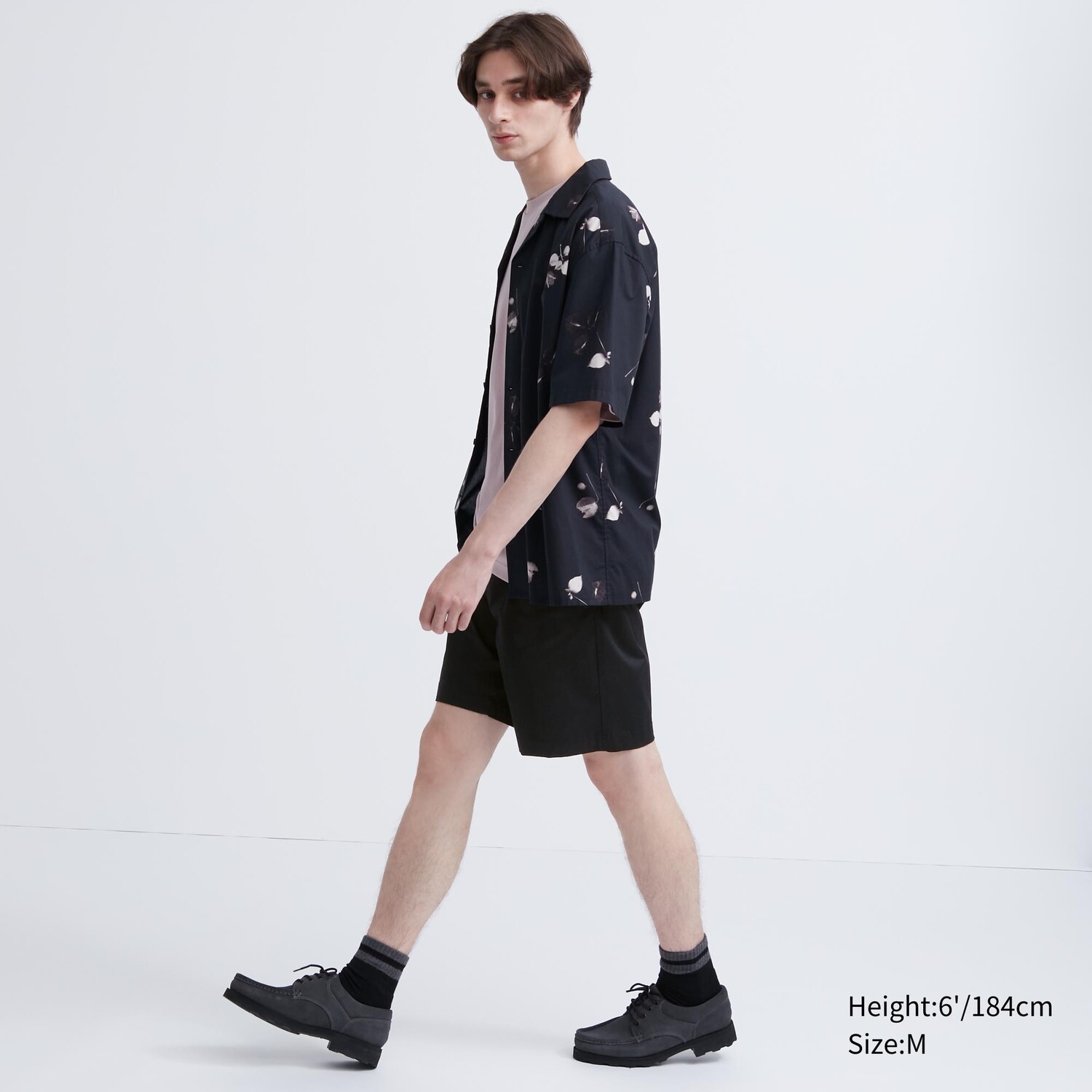 

Легкие эластичные шорты DRY Uniqlo, черный