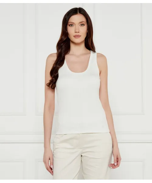 

Майка Slim fit Calvin Klein, бежевый