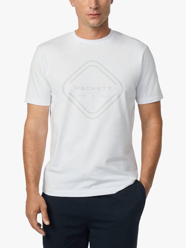 

Хлопковая футболка с коротким рукавом и круглым вырезом Hackett London