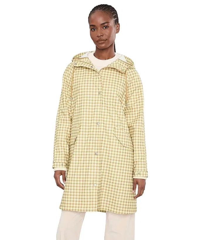Дождевик из полиуретана Ladies Rubberized Pu Rain Jacket Levi's, Brown Check