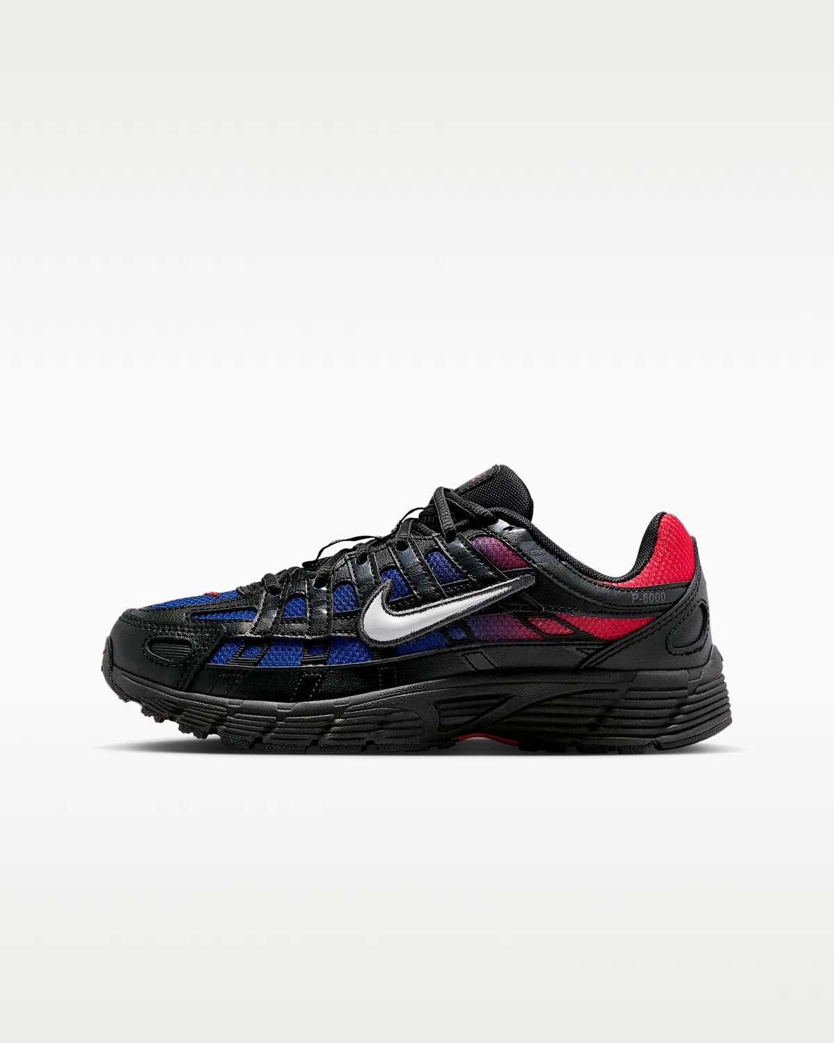 Кроссовки Nike P-6000 для детей, Black/Bright Crimson/Game Royal/Off White