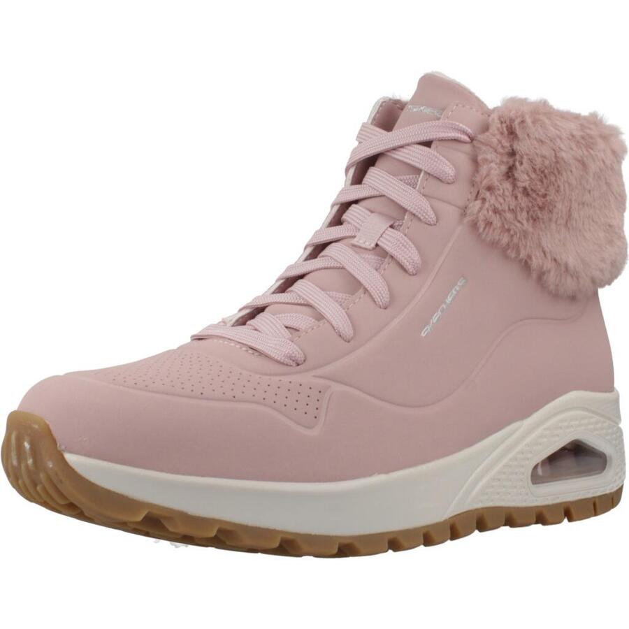 Женские кроссовки Skechers UNO Fall Air, зимние ботинки 167274 BLSH