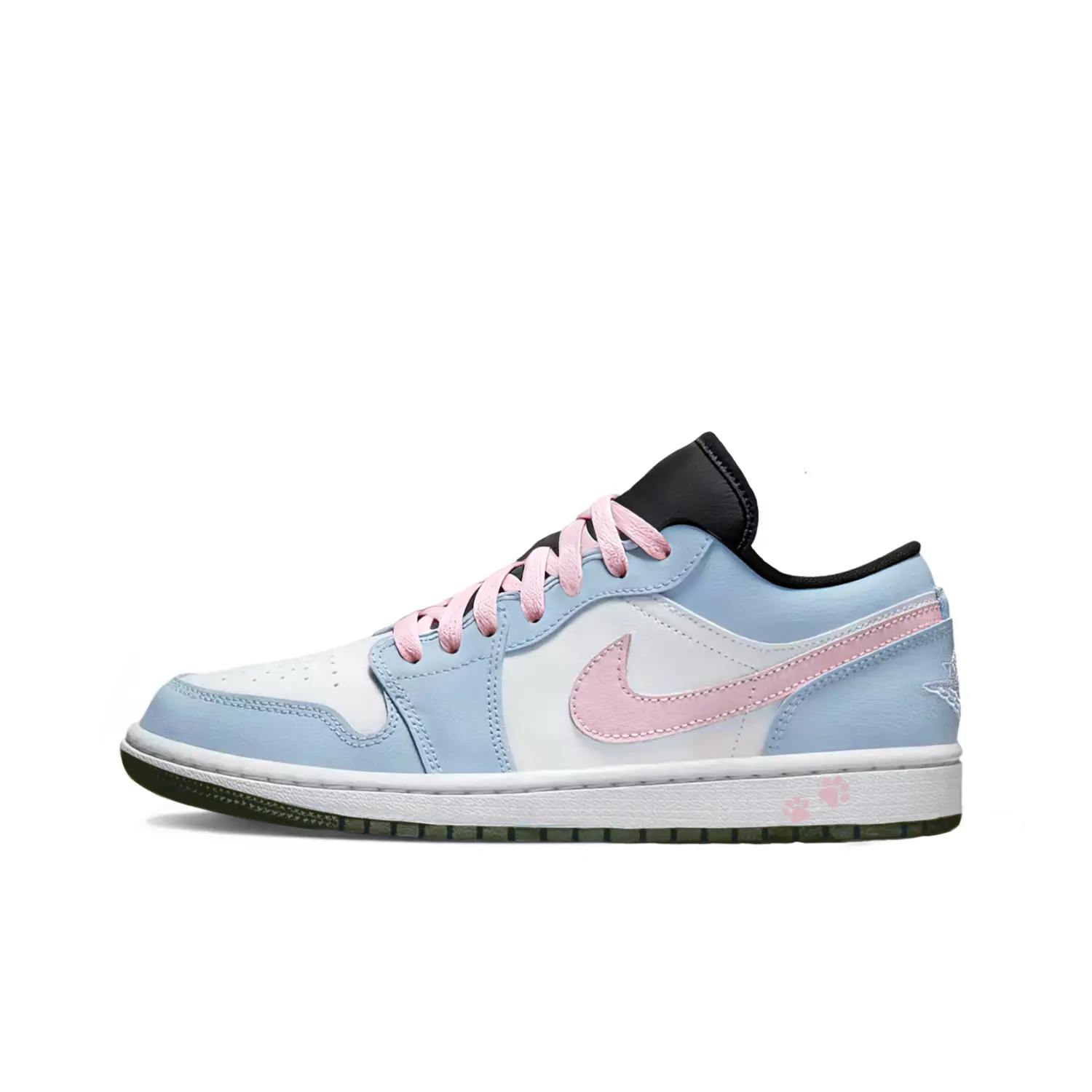 

Jordan Air 1 LOW Slip Resistant, Abrasion Resistant, Breathable Low top детские баскетбольные кроссовки Blue Pink