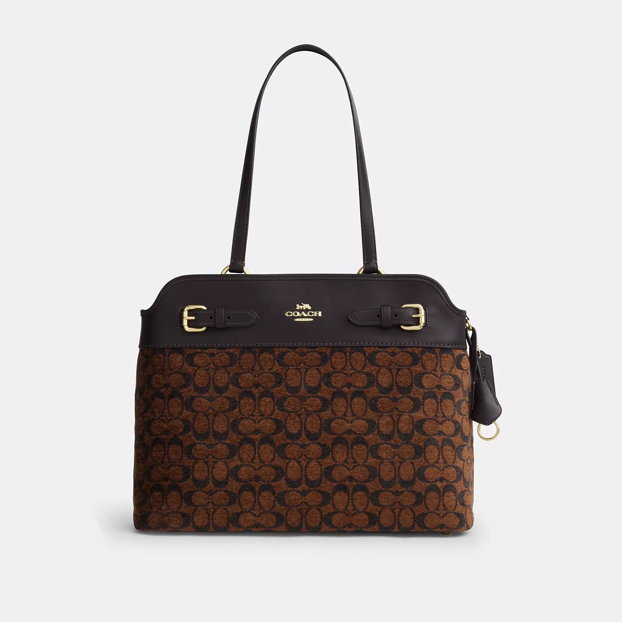 

Сумка-шоппер Easton из фирменной синели Coach Outlet Coach Outlet, золотой