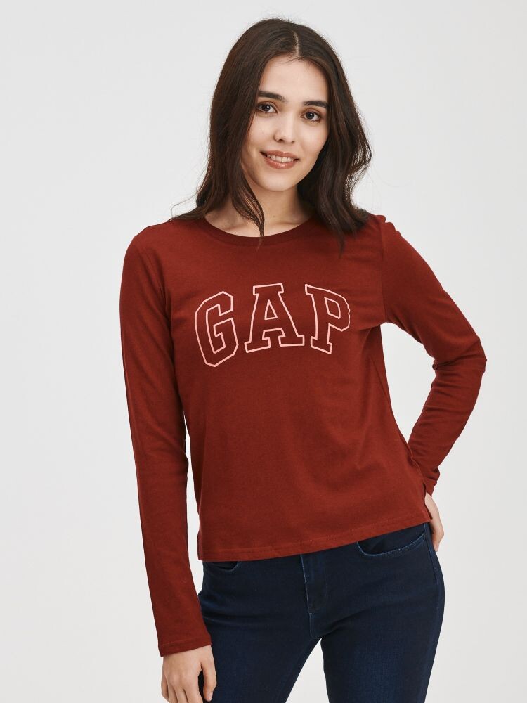 

Легкая футболка с логотипом Gap, красный